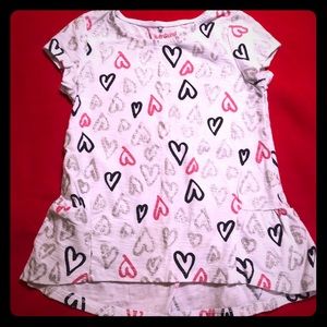 Jumping Beans Pink & Blue Heart Tee